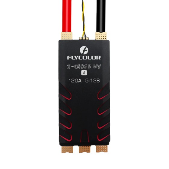 FLYCOLOR X-cross HV3 ESC Through Machine Governor ESC BL-32 Bit 5-12S 60A 80A 120A 160A for RC Drone DIY Parts